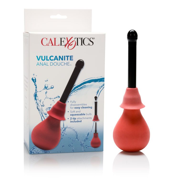 Calexotics Vulcanite Anal Douche-Anal Toys-CALEXOTICS-XOXTOYS