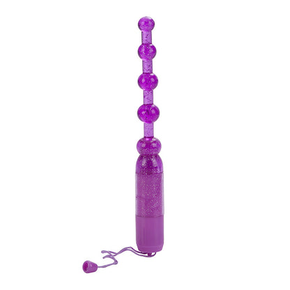 Calexotics Waterproof Vibrating Pleasure Beads Purple - XOXTOYS