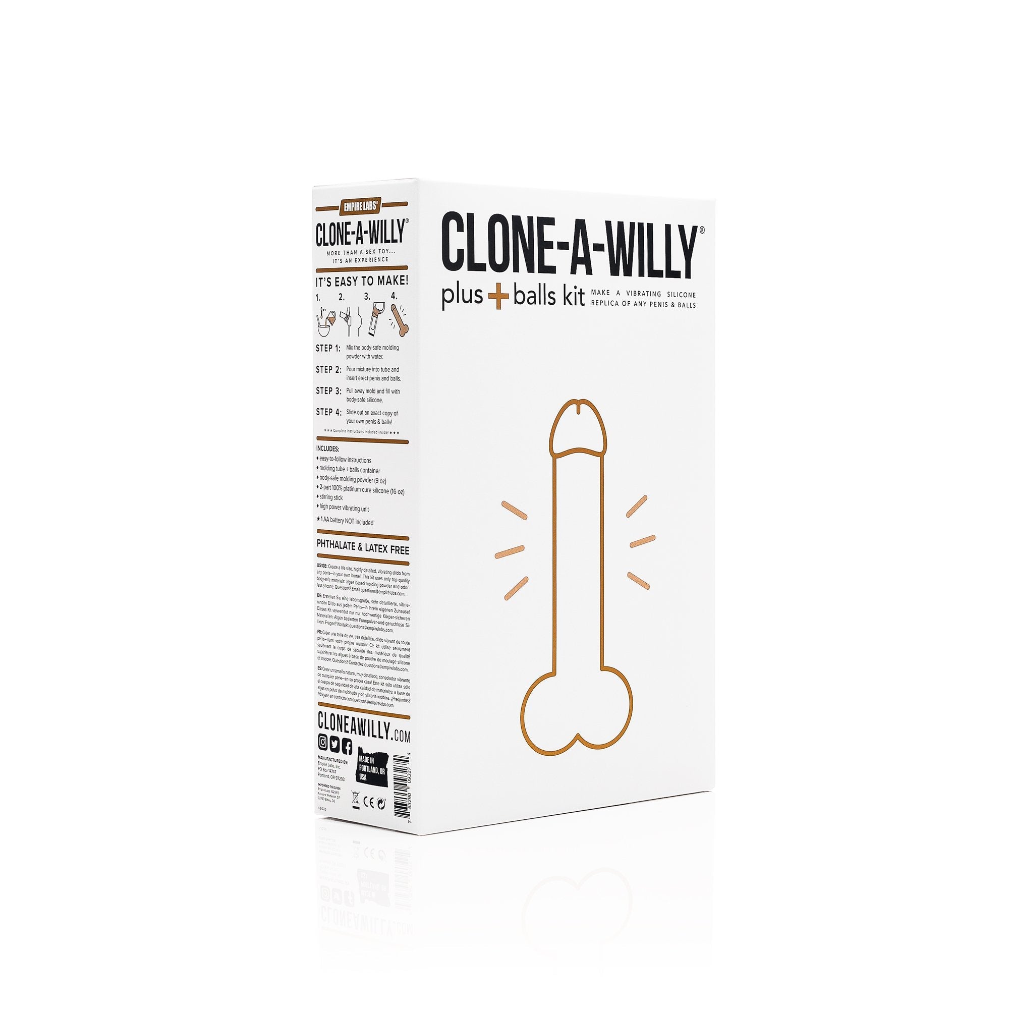 Clone A Willy With Balls Light Tone