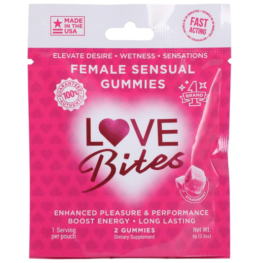 Doc Johnson Love Bites Female Sensual Gummies - XOXTOYS