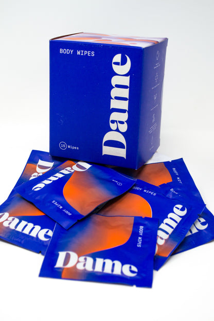 Dame Body Wipes Sachets 15 Count - XOXTOYS