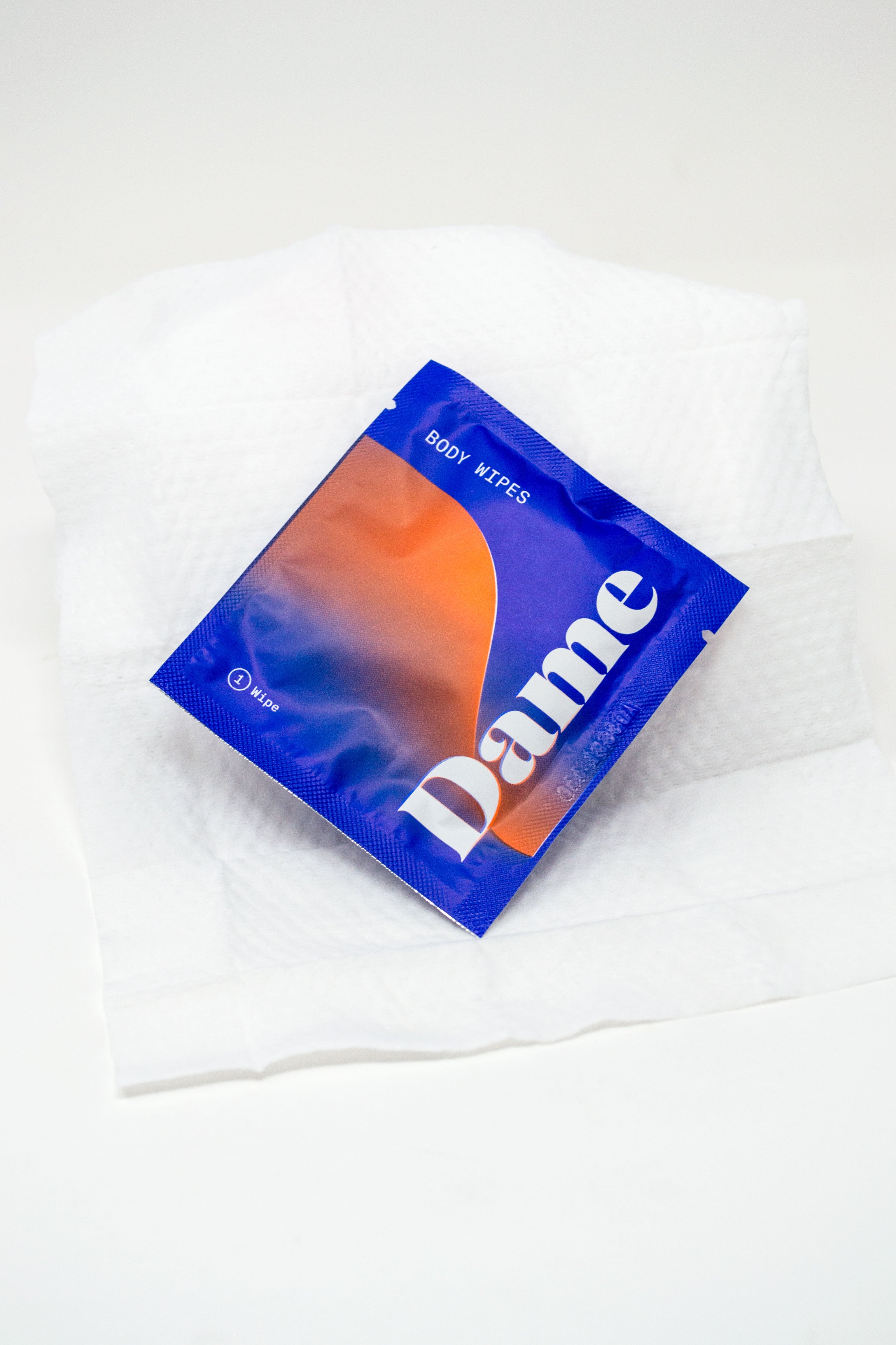 Dame Body Wipes Sachets 15 Count-Accessories / Miscellaneous-Dame-XOXTOYS