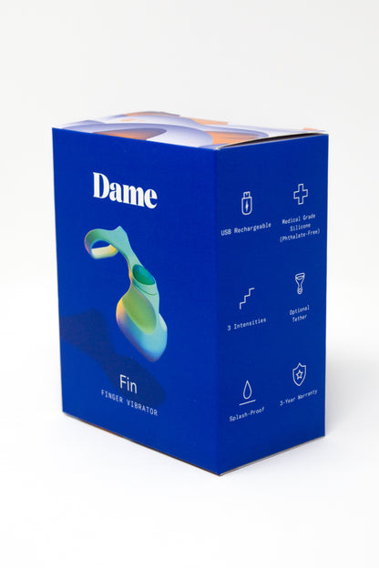 Dame Fin Jade Finger Vibrator - XOXTOYS