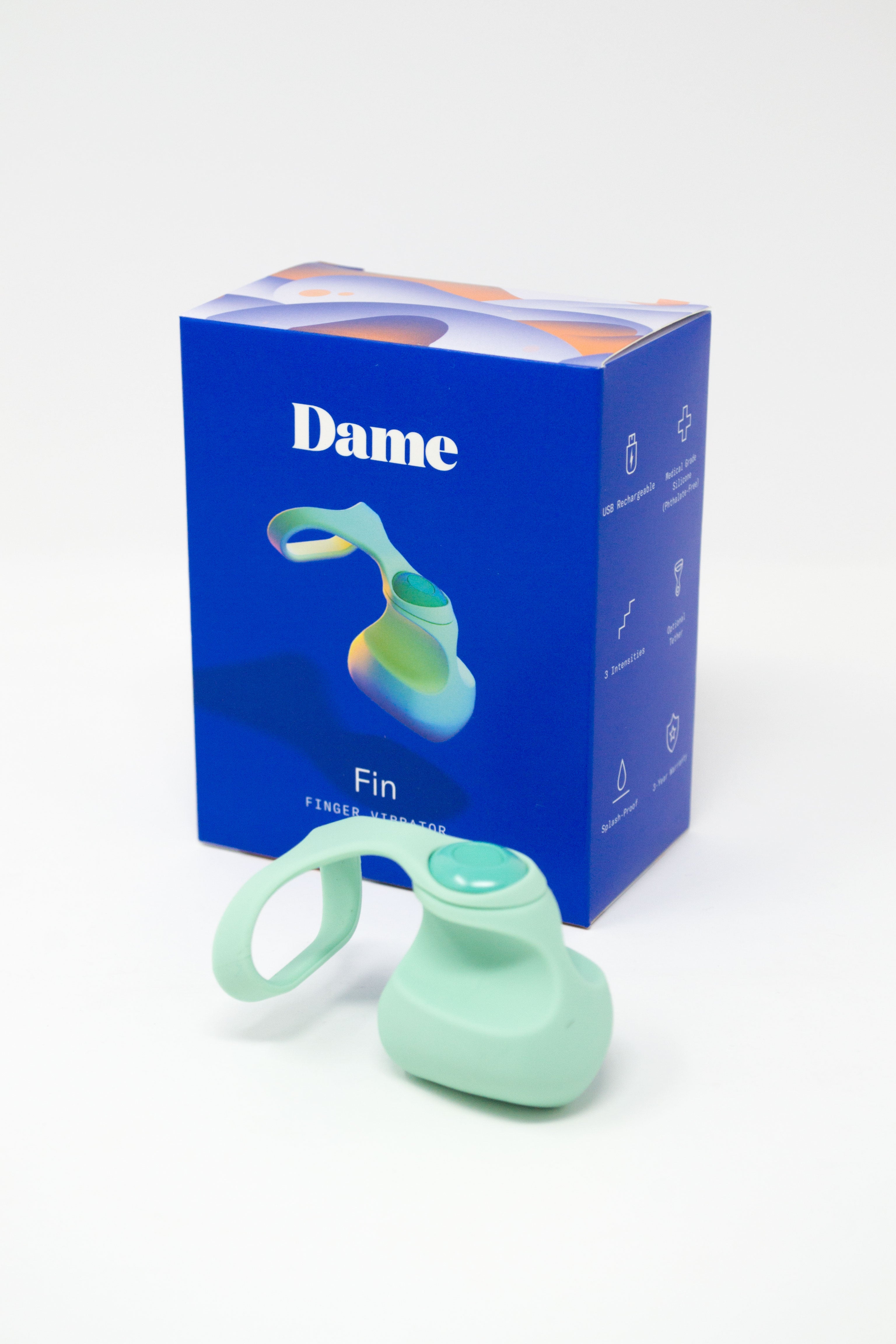 Dame Fin Jade Finger Vibrator-Default-Dame-XOXTOYS