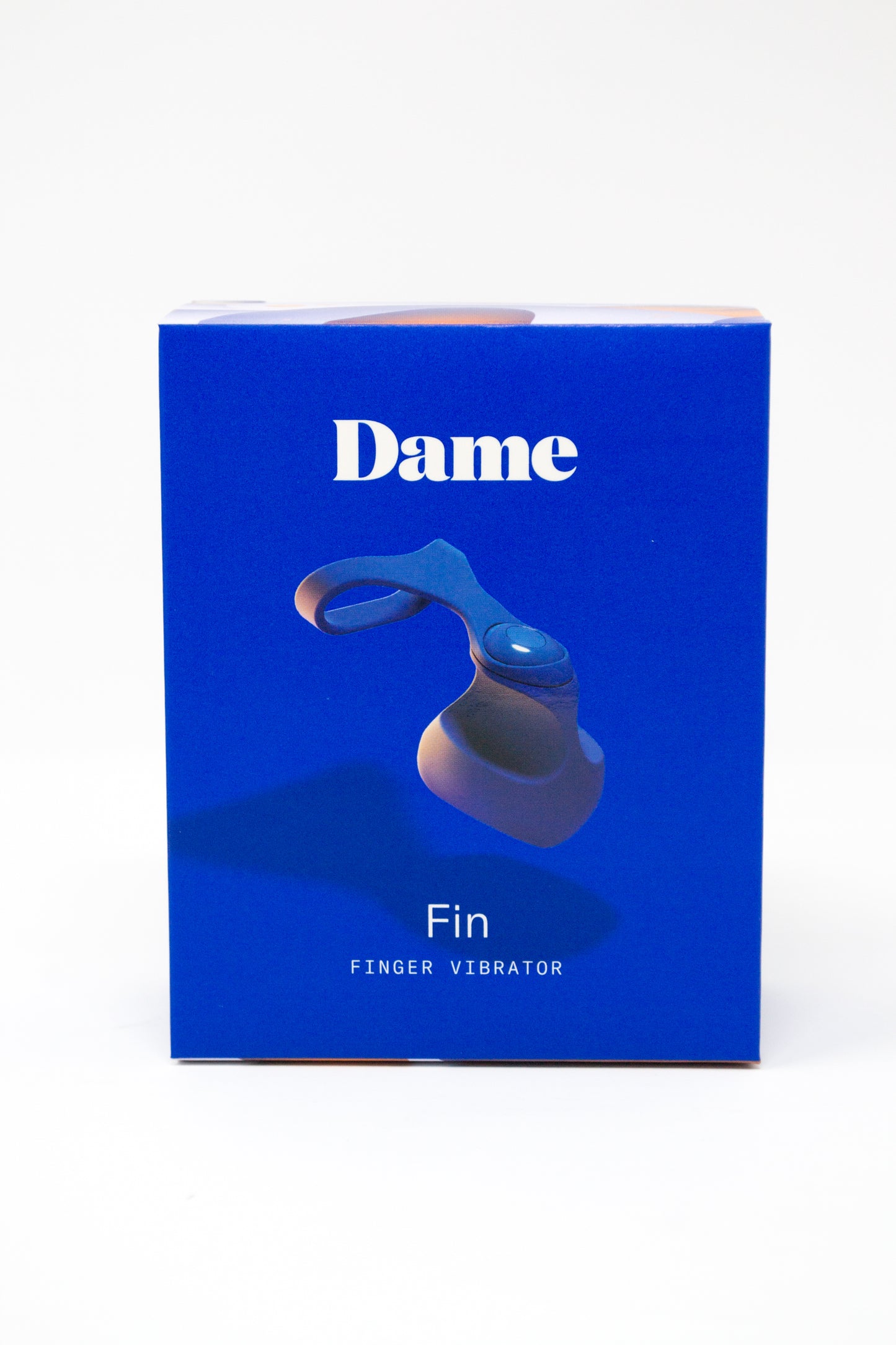 Dame Fin Navy Finger Vibrator - XOXTOYS