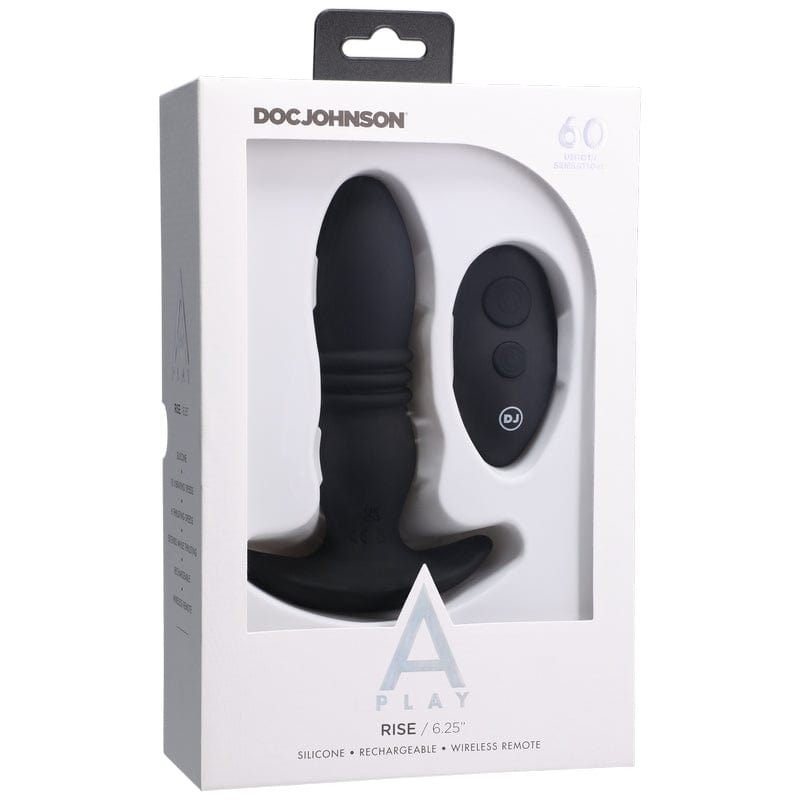 Doc Johnson A Play Rise Rechargeable Anal Plug with Remote