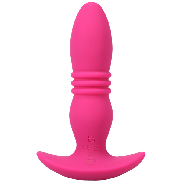 Doc Johnson A-Play Rise Rechargeable Anal Plug with Remote-Anal Toys-Doc Johnson-Pink-XOXTOYS