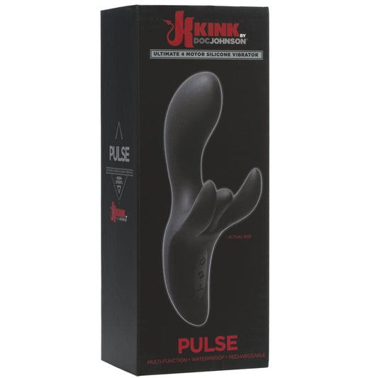 Doc Johnson Kink Pulse Ultimate 4 Motor Silicone Vibrator - XOXTOYS
