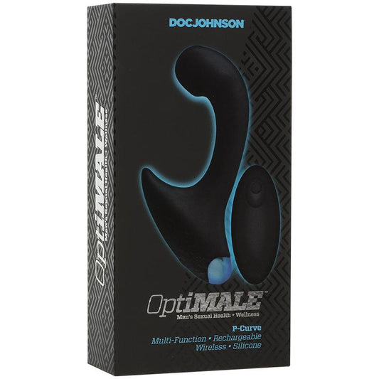 Doc Johnson Optimale Vibrating P-Curve with Remote - XOXTOYS