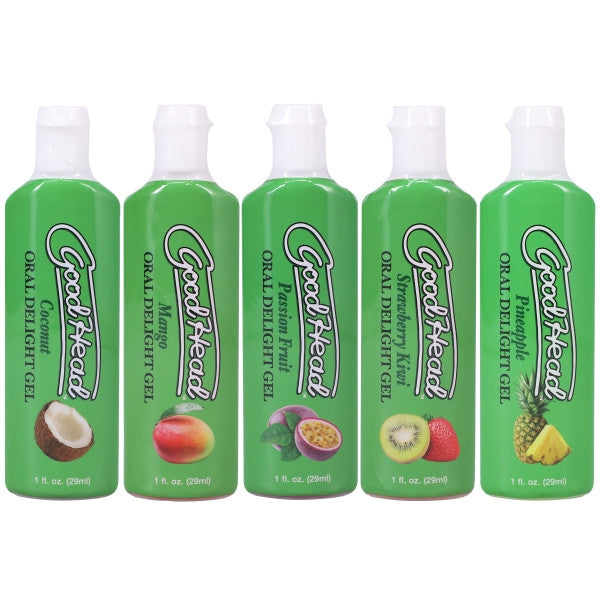 Doc Johnson Oral Delight Tropical Fruits 5 Pack-Lubes & Lotions-Doc Johnson-XOXTOYS