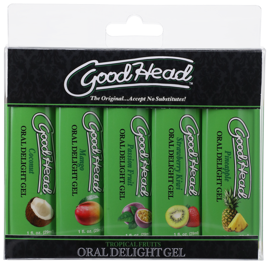 Doc Johnson Oral Delight Tropical Fruits 5 Pack - XOXTOYS