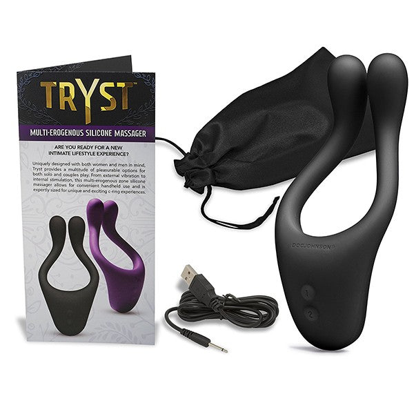 Doc Johnson TRYST Multi Erogenous Zone Massager with Remote - XOXTOYS
