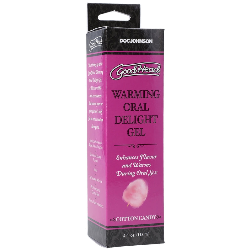 Doc Johnson Warming Oral Delight Gel-oral sex spray-Doc Johnson-Cotton Candy-XOXTOYS