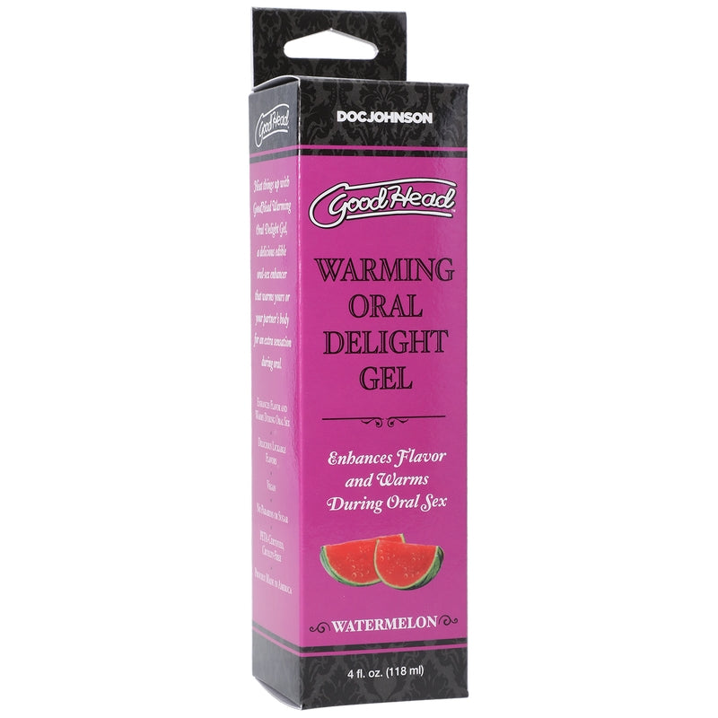 Doc Johnson Warming Oral Delight Gel-oral sex spray-Doc Johnson-Watermelon-XOXTOYS