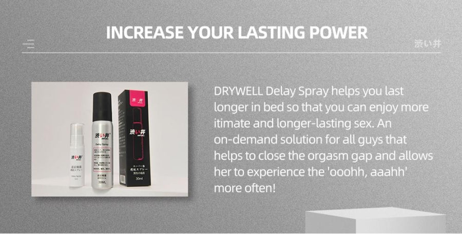 Drywell Natural Formula Men Delay Spray - XOXTOYS