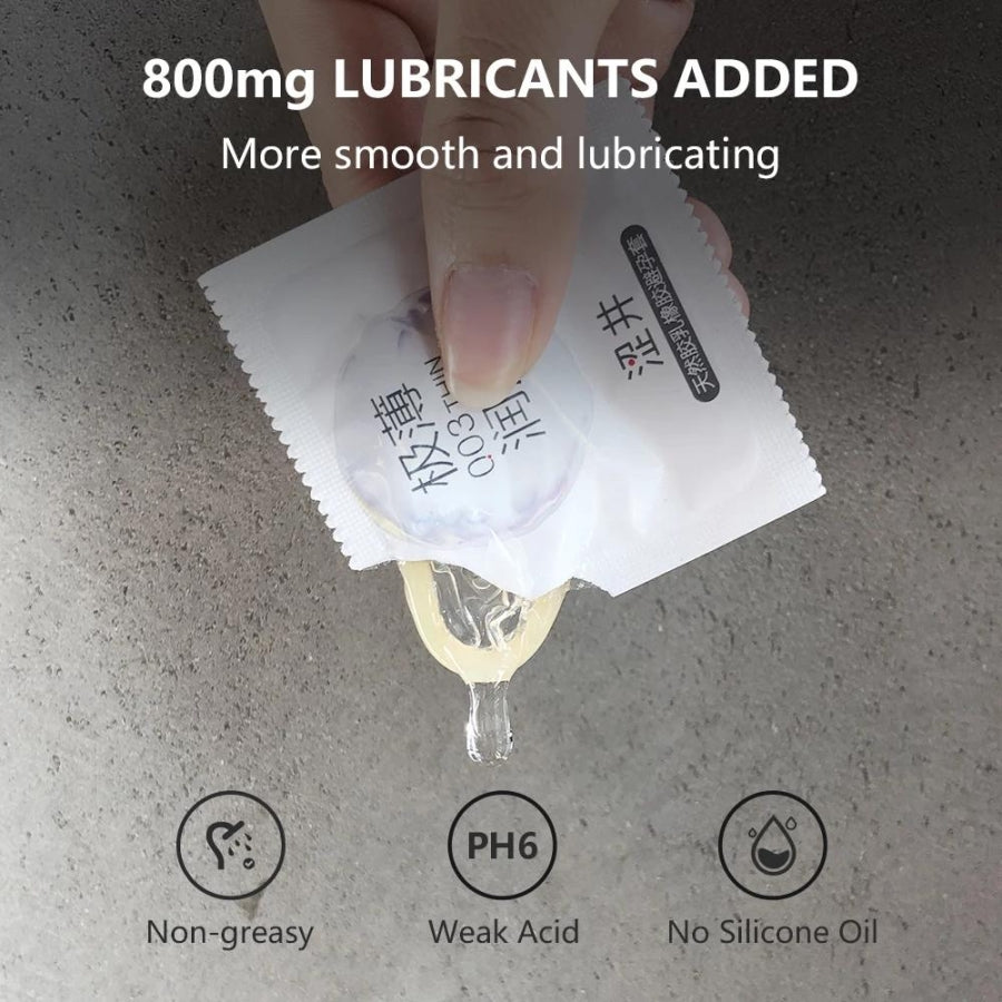 Drywell Ultra Thin Hyaluronic Acid Condoms 0.03mm - XOXTOYS