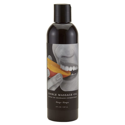 Earthly Body Edible Massage Oil 8oz - XOXTOYS