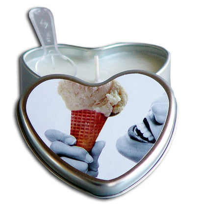 Earthly Body Heart Tin Edible Massage Candle - XOXTOYS