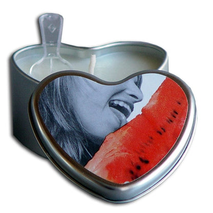 Earthly Body Heart Tin Edible Massage Candle - XOXTOYS