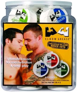 Elbow Grease Assorted Cream Quickie (24 Bowl) - XOXTOYS