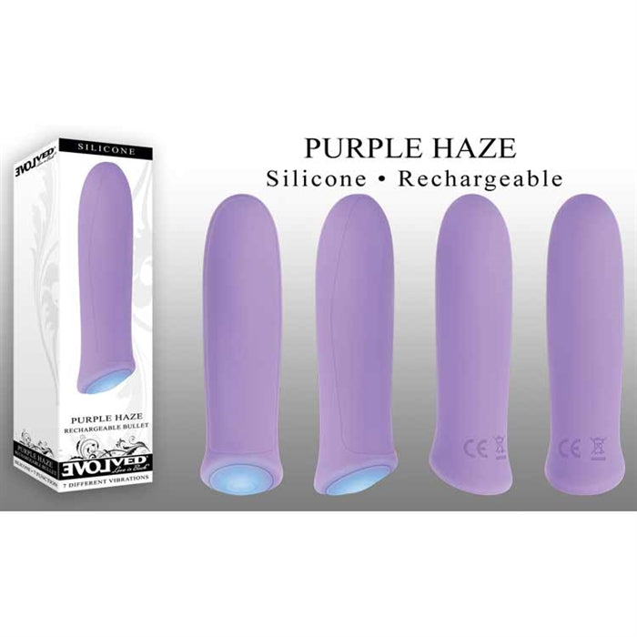 Evolved Purple Haze Silicone Bullet Vibe-Vibrators-Evolved-XOXTOYS