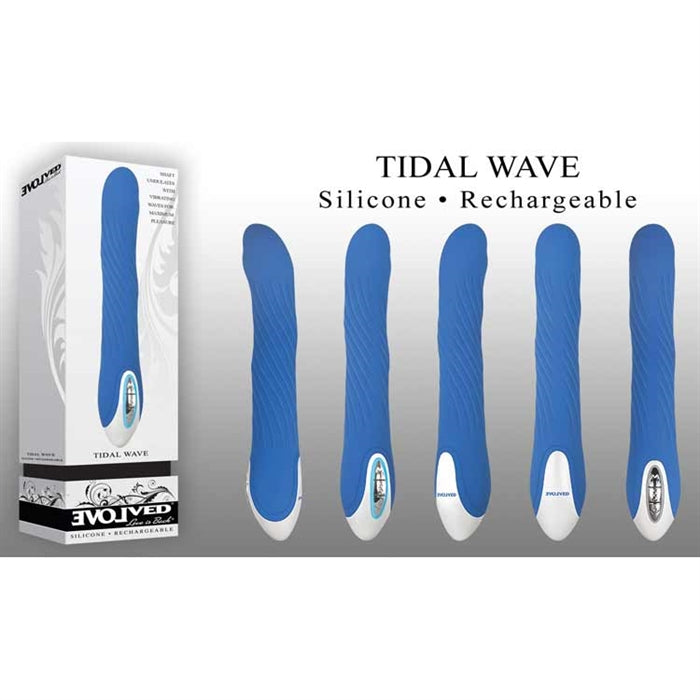Evolved Tidal Wave Silicone Vibrator - XOXTOYS