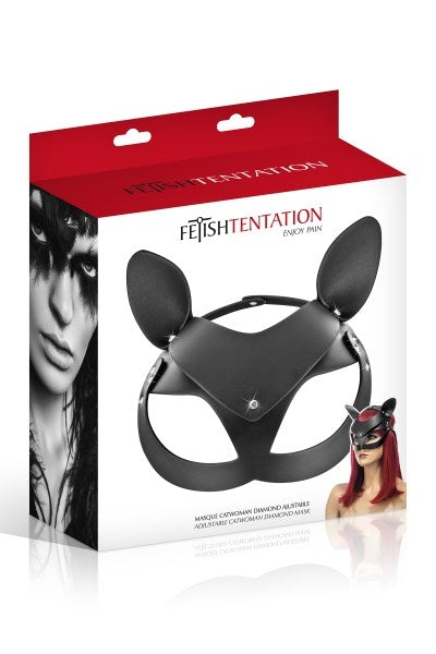 Fetish Tentation Catwoman Faux Leather Mask - XOXTOYS