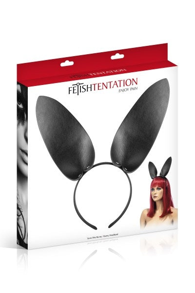 Fetish Tentation Faux Leather Bunny Ears - XOXTOYS