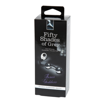 Fifty Shades of Grey Inner Goddess Silver Pleasure Balls - XOXTOYS