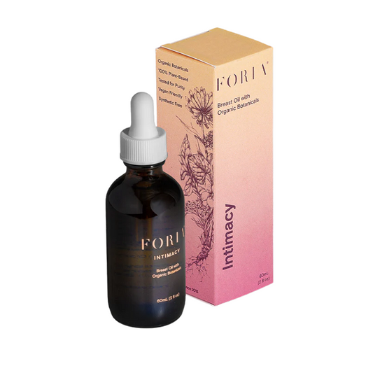 Foria Intimacy Breast Oil with Organic Botanicals - XOXTOYS
