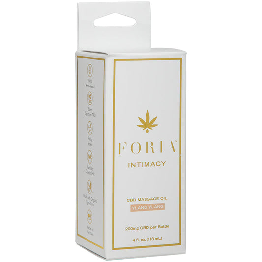 Foria Intimacy Ylang Ylang Massage Oil - XOXTOYS