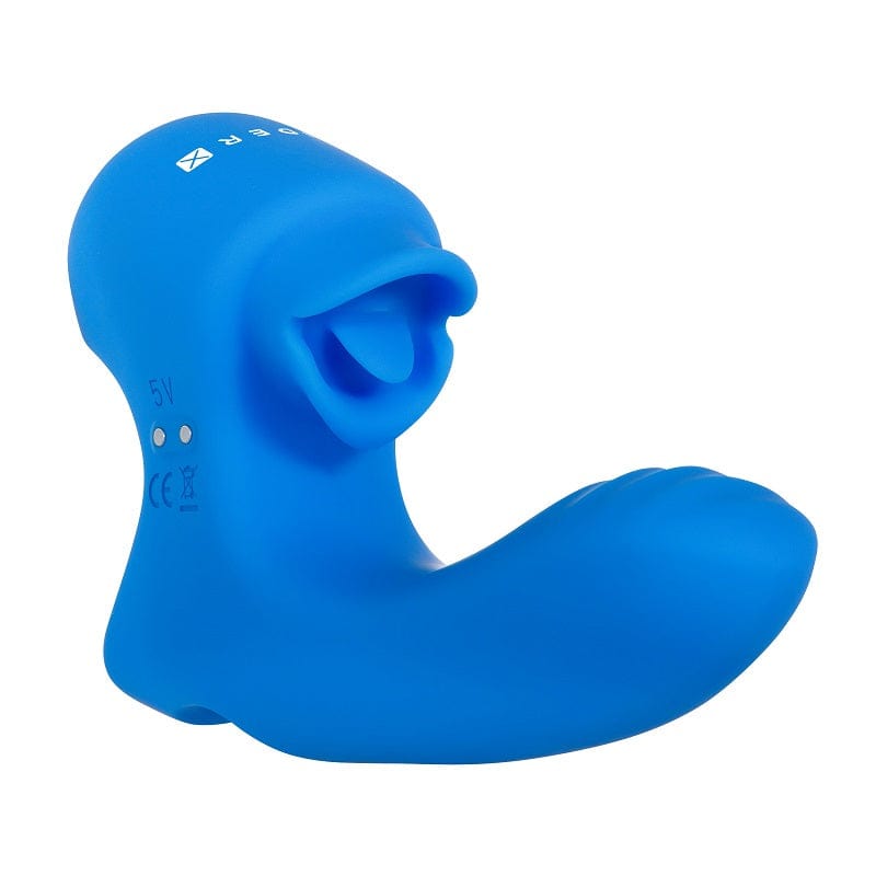 Gender X Flick It Finger Vibrator Blue