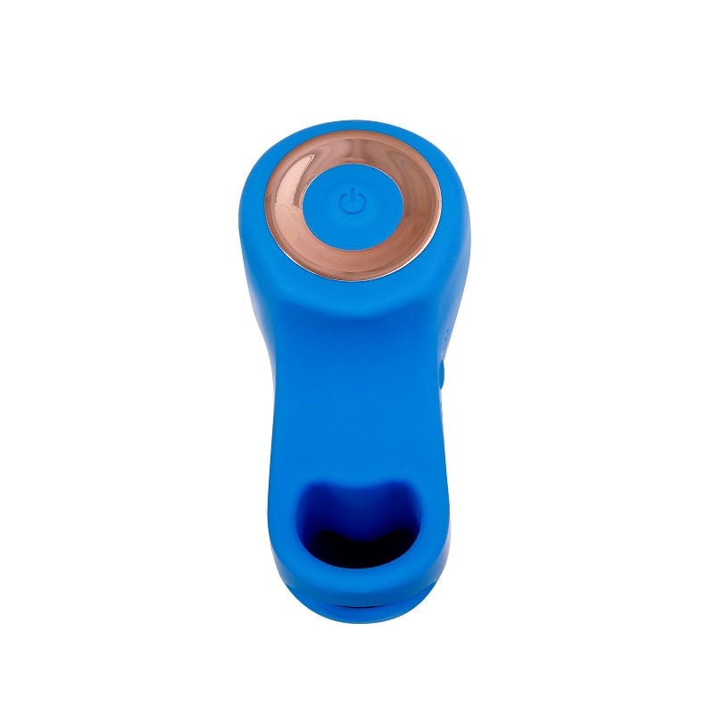 Gender X Flick It Finger Vibrator Blue