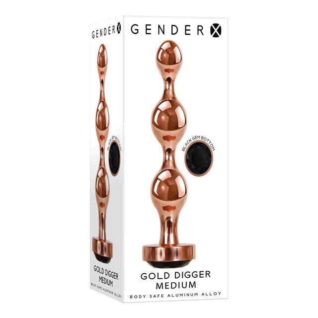 Gender X Gold Digger Plug Medium - XOXTOYS