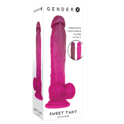 Gender X Sweet Tart Realistic Color Changing Dildo Pink/Purple - XOXTOYS