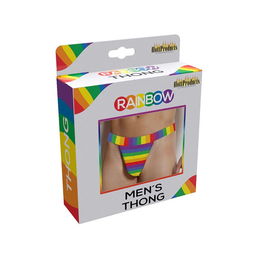 Hott Products Rainbow Mens Thong - XOXTOYS
