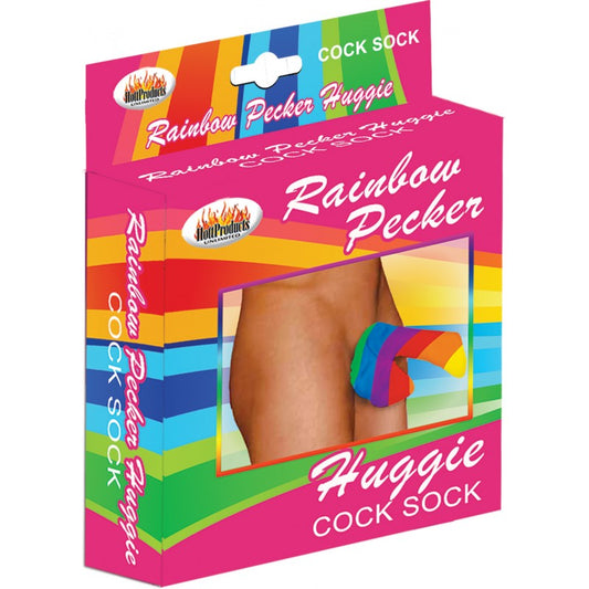 Hott Products Rainbow Pecker Huggie Cock Sock - XOXTOYS