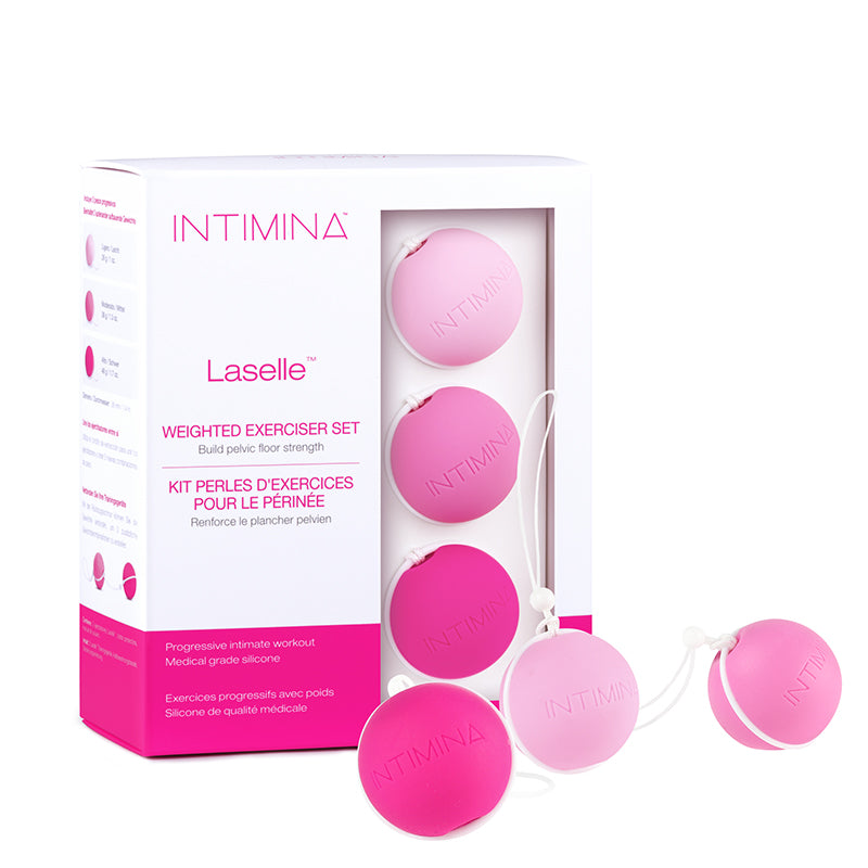 Intimina Laselle Routine Exerciser Set Set of 3 Weighted Ball - XOXTOYS