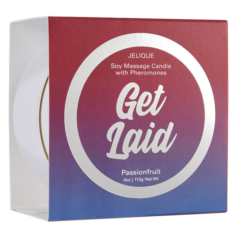 Jelique Get Laid Passion Fruit Massage Candle - XOXTOYS