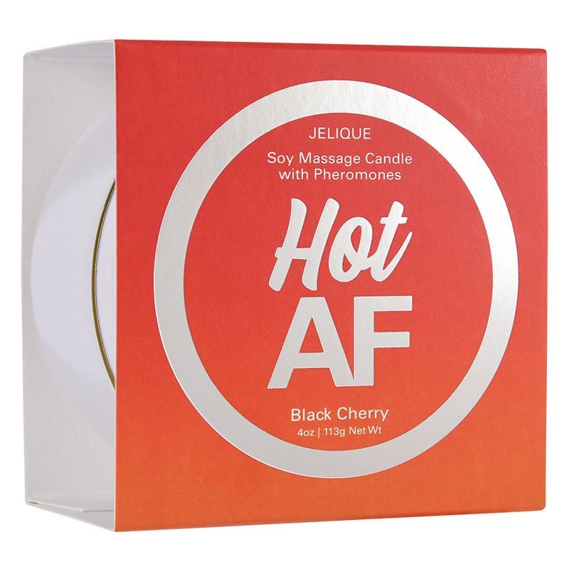 Jelique Hot AF Black Cherry Massage Candle - XOXTOYS