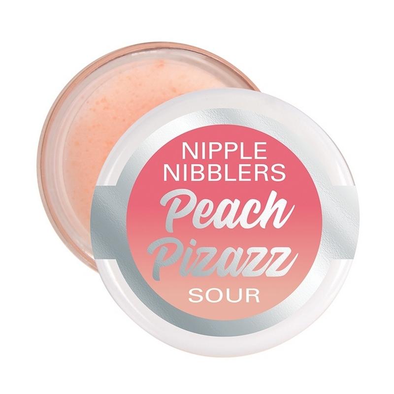 Jelique Nipple Nibblers Peach Pizazz Sour Tingle Balm - XOXTOYS