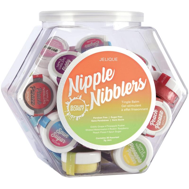 Jelique Products Nipple Nibblers Sour Tingle Balm Mixed Bowl-Lubes & Lotions-Jelique Products-XOXTOYS