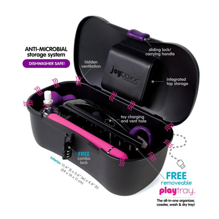 Joyboxx Sex Toy Hygienic Storage System Purple-Accessories-Joyboxx-XOXTOYS