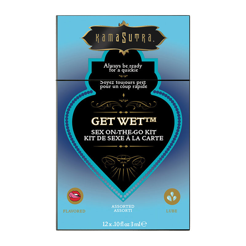 Kama Sutra Sex To Go Get Wet Packet Set-Lubes & Lotions-Kama Sutra-XOXTOYS