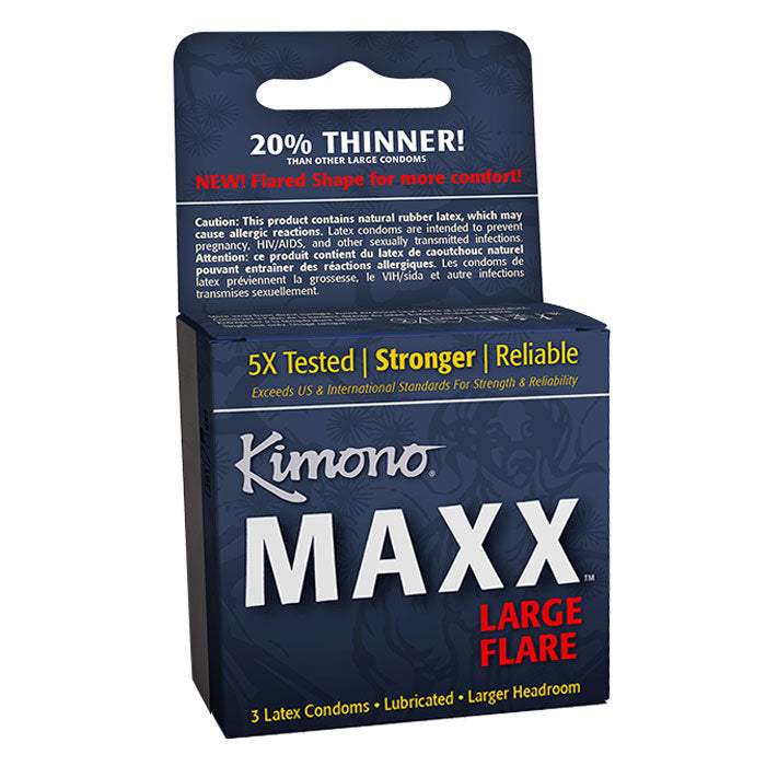 Kimono Maxx Large Flare Condoms - XOXTOYS