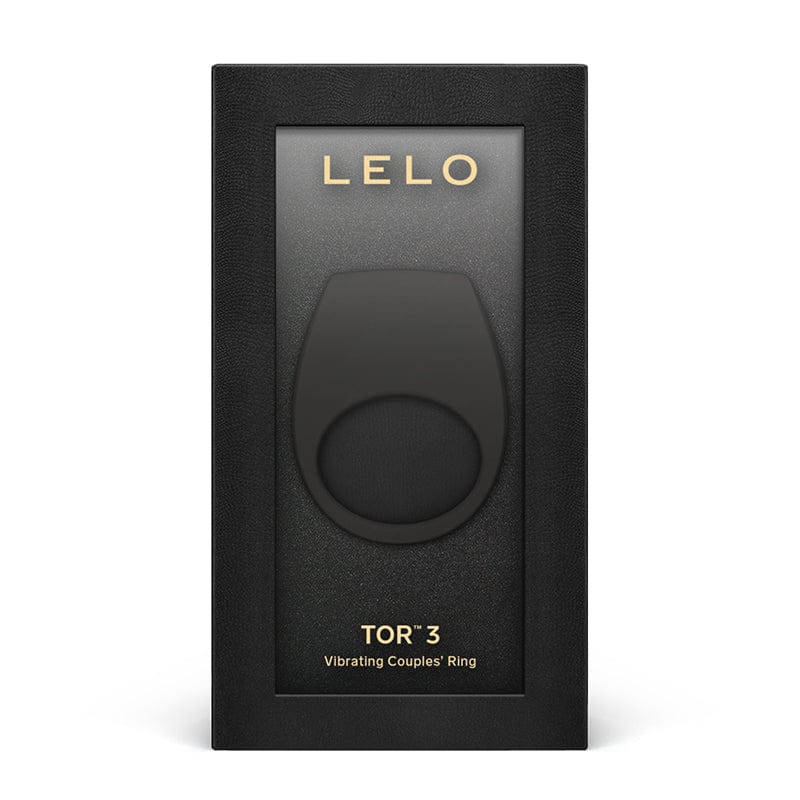 LELO Cock Rings Black Lelo TOR 3 Vibrating Couples Ring