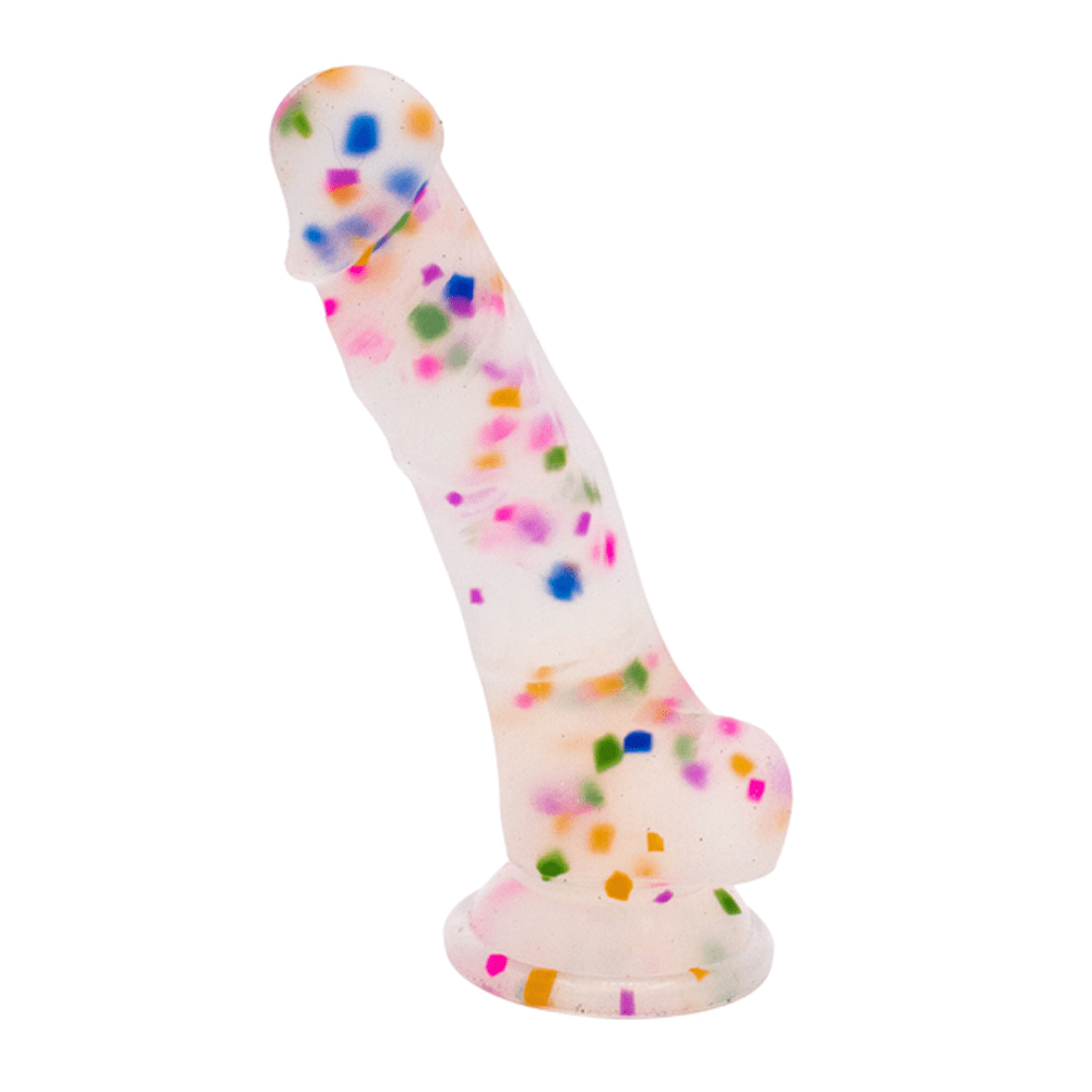 Natalie's Toybox Dildos Natalie's Toybox Cock-A-Palooza Confetti Silicone Dildo