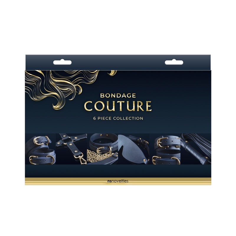 NS Novelties Bondage Couture 6 Piece Kit Blue - XOXTOYS