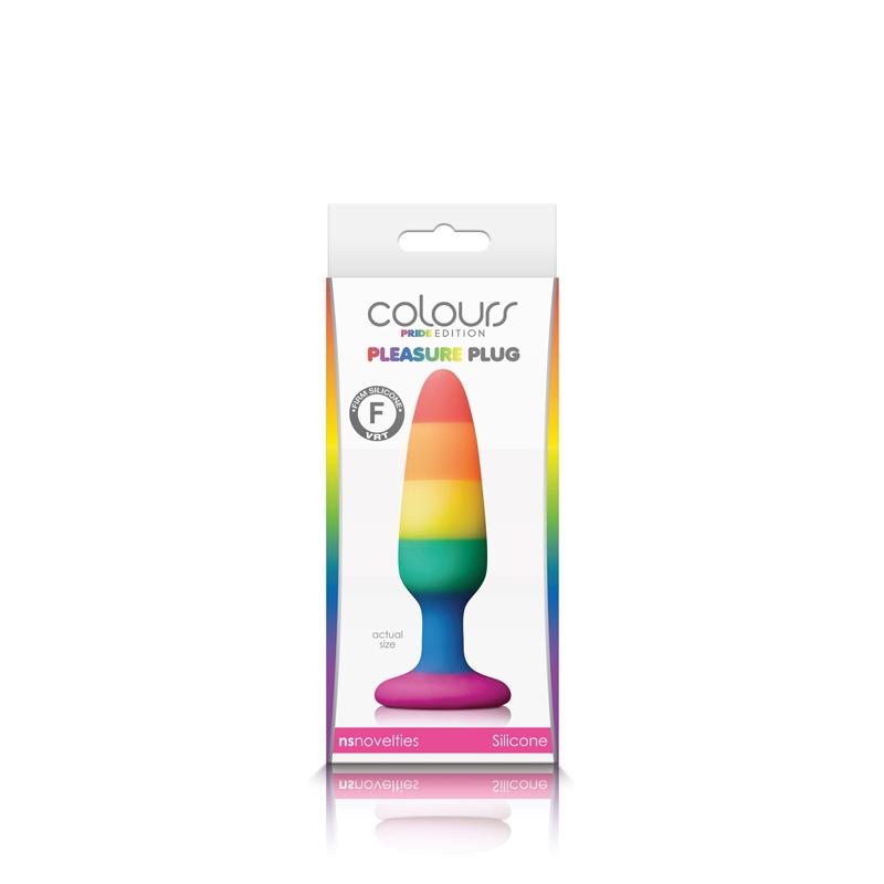 NS Novelties Colours Pride Edition Rainbow Small Plug - XOXTOYS