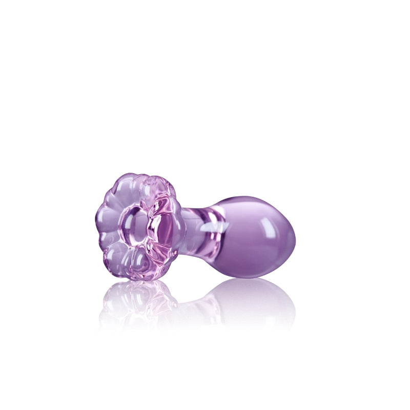 NS Novelties Crystal Flower Purple-Anal Toys-NS Novelties-XOXTOYS